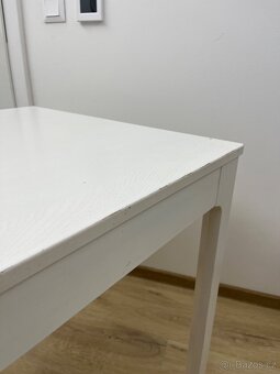 EKEDALEN Rozkládací stůl, bílá, 80/120x70 cm - 5
