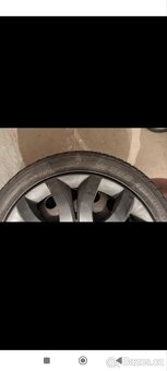 Plecháče 205/45 R16 Fabie originální poklice škoda 4ks - 5