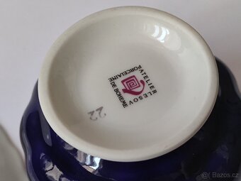 Luxusní šapo, kobaltově modrý šálek, poštovné 69.- - 5