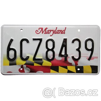 Americké staré značky, ŠPZ , license plate - 5