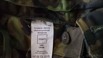 Kalhoty vz.95 orig. AČR velikost: 158cm / 88 použité - 5