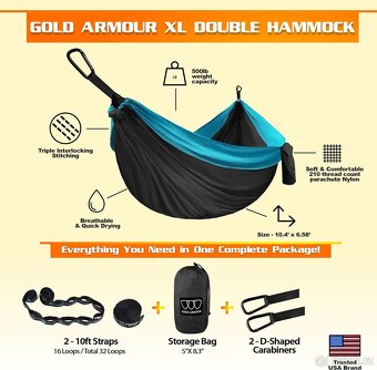 ultralight hamaka,hammock,houpací lehátko - 5