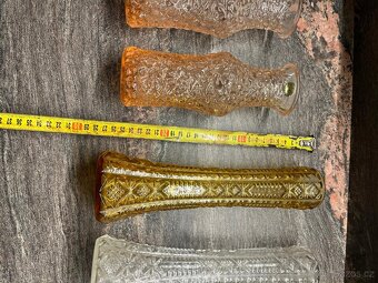 Retro vázy lisované sklo - 5