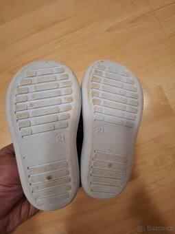 Sandále sandálky bačkůrky papučky Slobby modré velikost 21 - 5