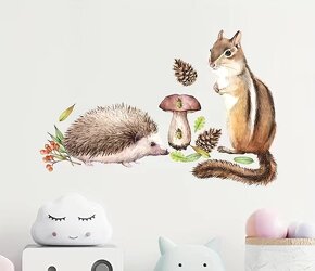 Lesní zvířata - interiérová samolepka - 5
