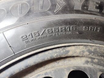 5x112 6,5x16 et42, škoda VW, 215/65 R16 zimní - 5