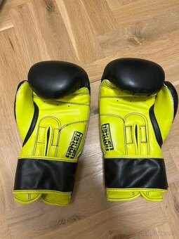 Rukavice + chrániče holení Fighter - žlutá+černá - 5