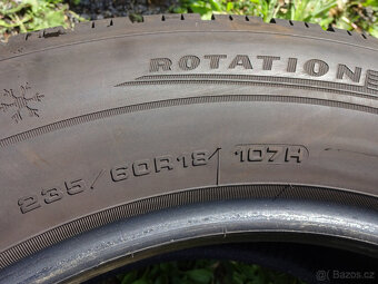 Zánovní zimní Dunlop 235/60/18 rok 2024 - možnost obutí - 5