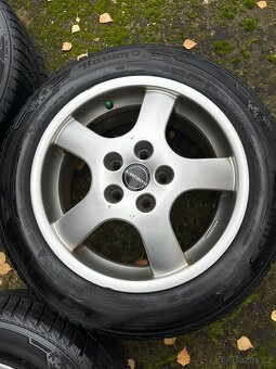 Alu kola Borrbet 5x122 r16, zimní pneu 205/55/16 - 5