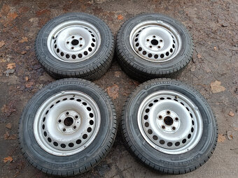 VW T5 T6 - disky 6,5x16 et51 + NOVÉ zimní 205/65/16C - 5