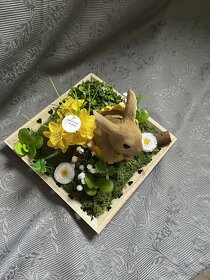 velikonoční dekorace zajíc ve vejci - 5