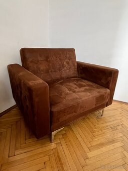 Sedací souprava - třímístná + 2 křesla (vhodné i na spaní) - 5