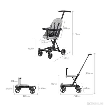 Kočárek do letadla 3v1 - 5