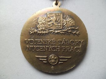 medaile - PTP Vojenské tábory nucených prací + odznak - 5