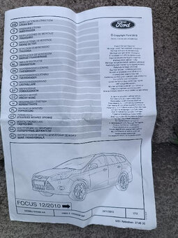 Ford Focus Kombi r.v. 2010-18 - originální příčníky - 5