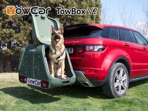 TowCar TowBox V2 Dog zelený, na tažné zařízení20 - 5