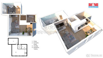 Prodej bytu 2+kk, 55 m², Královec - 5