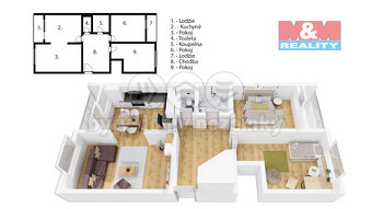 Prodej, byt 3+1,94 m², s garáží, Ústí nad Orl., ul. Kladská - 5