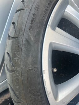Alu kola Škoda Octavia 2 RS 18", pneu RIKEN letní 225/40 - 5
