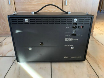 Braun stanice T 1000 CD přijímač Black World - 5