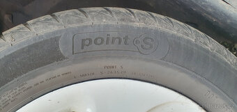 Alu Borbet R14, 6J, 4x100 + letní pneu 185/60 Point S - 5