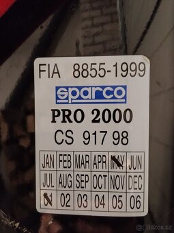 Sportovní sedačky Sparco pro 2000 - 5