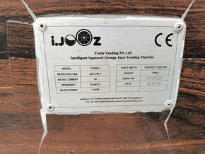 Pomarančový automat IJooz FVOR03 - 5