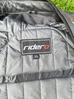 Kožená bunda Ridero černá vel. XL - 5