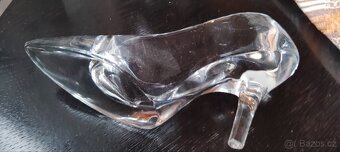 Bohemia Crystal olovnaté sklo Popelčin střevíček - 5