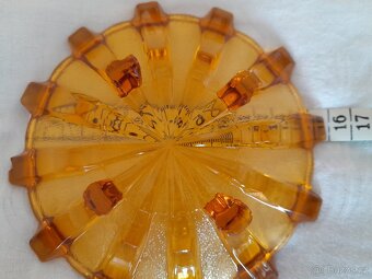 STAROŽITNÉ SKLENĚNÉ MISKY Art Deco  -  čtyři kusy - 5