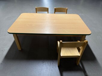 Dětský 1xstůl a 3xžidle - 5