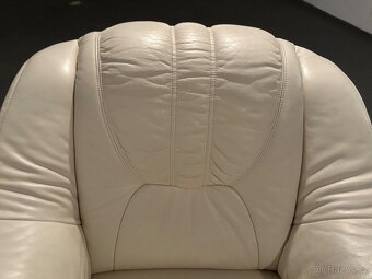 KRÁSNÉ KOŽENÉ  KŘESLO PRAVÁ KŮŽE - 5