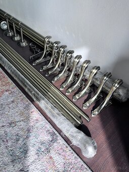 Set mosazných garnýží – 7 kompletních sad - 5