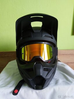Motokrosové brýle se zrcadlovým sklem FOX Main Stray Goggle - 5