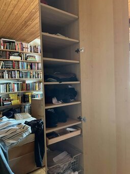 Trojdílná šatní skříň se zrcadly š200/v235/h60cm - 5