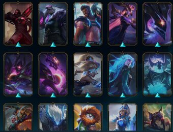 League of Legends účet S12 Master, all champs, 154 skinů - 5