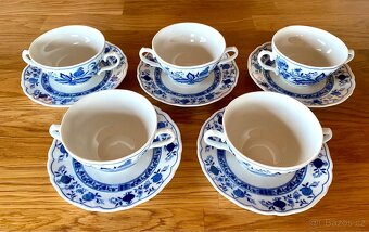 Starý porcelán Tirschenreuth polévková sada - 5