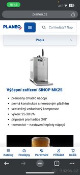 Výčepní zařízení SINOP MK25 - 5