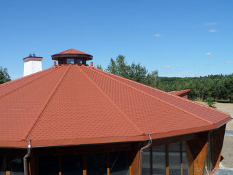 Střešní plechová krytina ve tvaru bobrovky - AKCE - 5