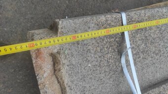 Staré kamenné schody, žulové schody, schod, 20 ks - 5