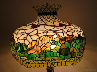 Stojací lampa Tiffany v soutěži Mein-Allgäu Design Competiti - 5