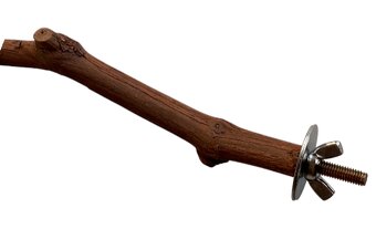 Bidýlka pro ptáky - dřevo - zahnuté/rovné - 5