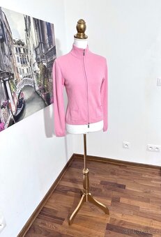 Kašmírový cropp kardigan Bottega Vel XS - 5