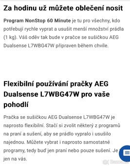 AEG Pračka se sušičkou - 5