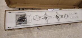 Posuvné dveře - kovaná kolejnice bílá 2ks - 5