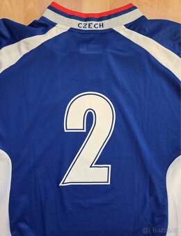 Česko fotbalový dres Tomáš Řepka Puma #2 2000-2002 - 5