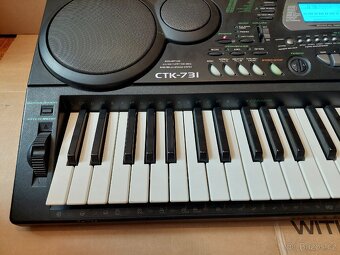 Klávesový syntezátor Casio CTK-731 RARITA - 5