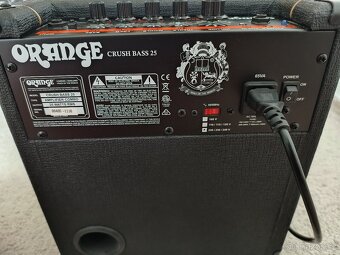 Basové kombo Orange Crush Bass 25 (výborný stav) - 5