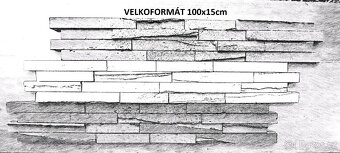 Betonový obklad imitujicí kámen technikou 3D tisku NOVÉ - 5