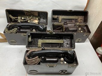 Polní telefon 3ks - 5